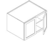 H8-W332427 - Wall Cabinets, 2Doors, 1 Shelf, W33" H24" D27"