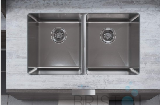 B1607 - UNDERMOUNT STAINLESS STEEL KITCHEN SINK 20 MM RADIUS SINK - Image 4