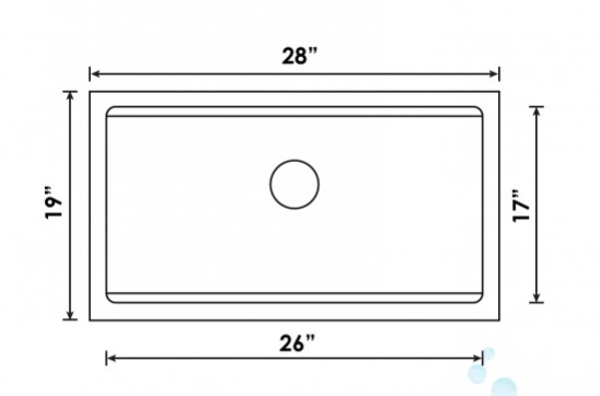 B1850 SINGLE BOWL WORKSTATION SINK - Image 3