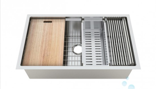 B1850 SINGLE BOWL WORKSTATION SINK