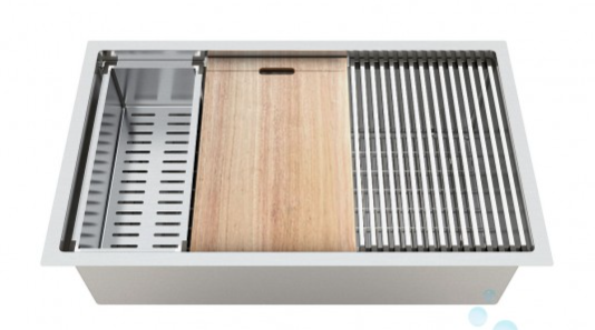 B1851 SINGLE BOWL WORKSTATION SINK