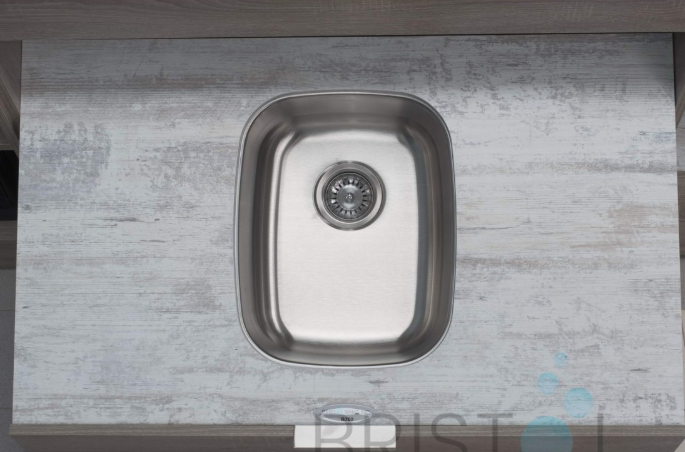 B702 UNDERMOUNT STAINLESS STEEL SINGLE BOWL BAR KITCHEN SINK - Image 3