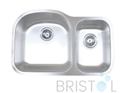 B809 UNDERMOUNT STAINLESS STEEL DOUBLE BOWL KITCHEN SINK