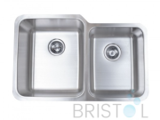 B820 UNDERMOUNT STAINLESS STEEL DOUBLE BOWL KITCHEN SINK