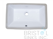B604 VITREOUS CHINA RECTANGULAR UNDERMOUNT BATHROOM SINK
