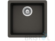 B328 VIRTUO GRANITE SINGLE UNDERMOUNT BOWL BAR/PREP/KITCHEN SINK- ASPHALT GREY