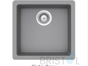 B308 VIRTUO GRANITE SINGLE UNDERMOUNT BOWL BAR/PREP/KITCHEN SINK- SLATE GREY
