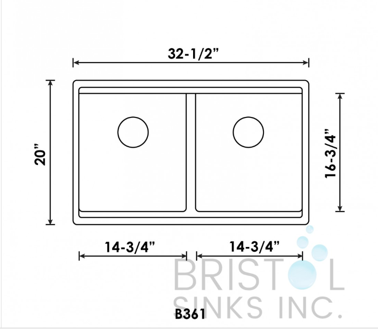 B361 VIRTUO GRANITE WORKSTATION DOUBLE BOWL SINK-PEARL BLACK - Image 2